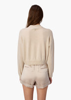 Marcela Cashmere Cardigan Bone