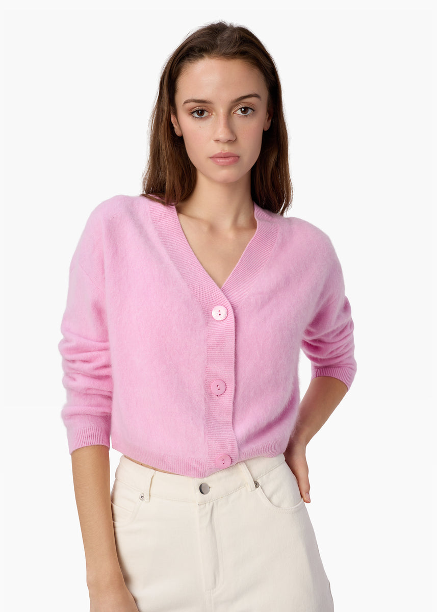Josefa Cashmere Cardigan Aurora – CAMI NYC