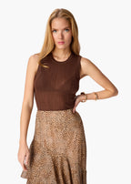Doria Knit Tank Truffle