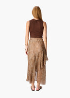 Yazmeena Chiffon Skirt Leo