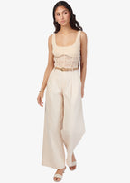 Kimber Lace Corset Bodysuit Bone