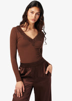 Rooney Rib Knit Top Malt