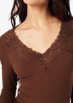 Rooney Rib Knit Top Malt