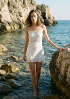 Dahl Tencel Mini Dress White