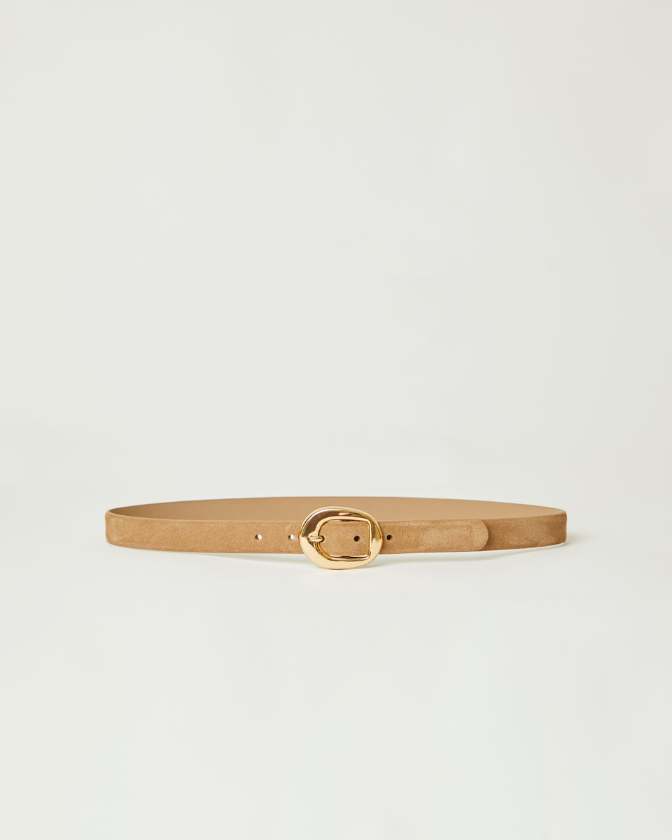 B-Low The Belt Greyson Mini Suede Belt Sable Gold – CAMI NYC display picture 1