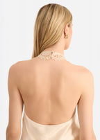 Clarisse Halter Camisole Bone