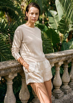 Leith Wool Cashmere Sweater Oat