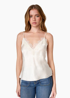 Annika Silk Camisole Macadamia