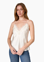Annika Silk Camisole Macadamia