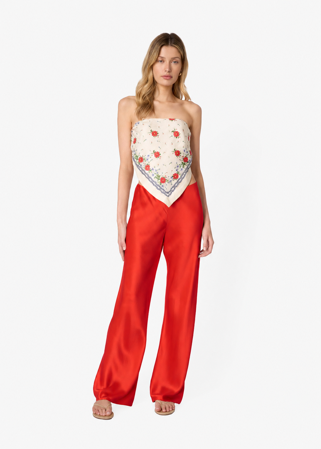 Bristol Mid Rise Pant Goji – CAMI NYC