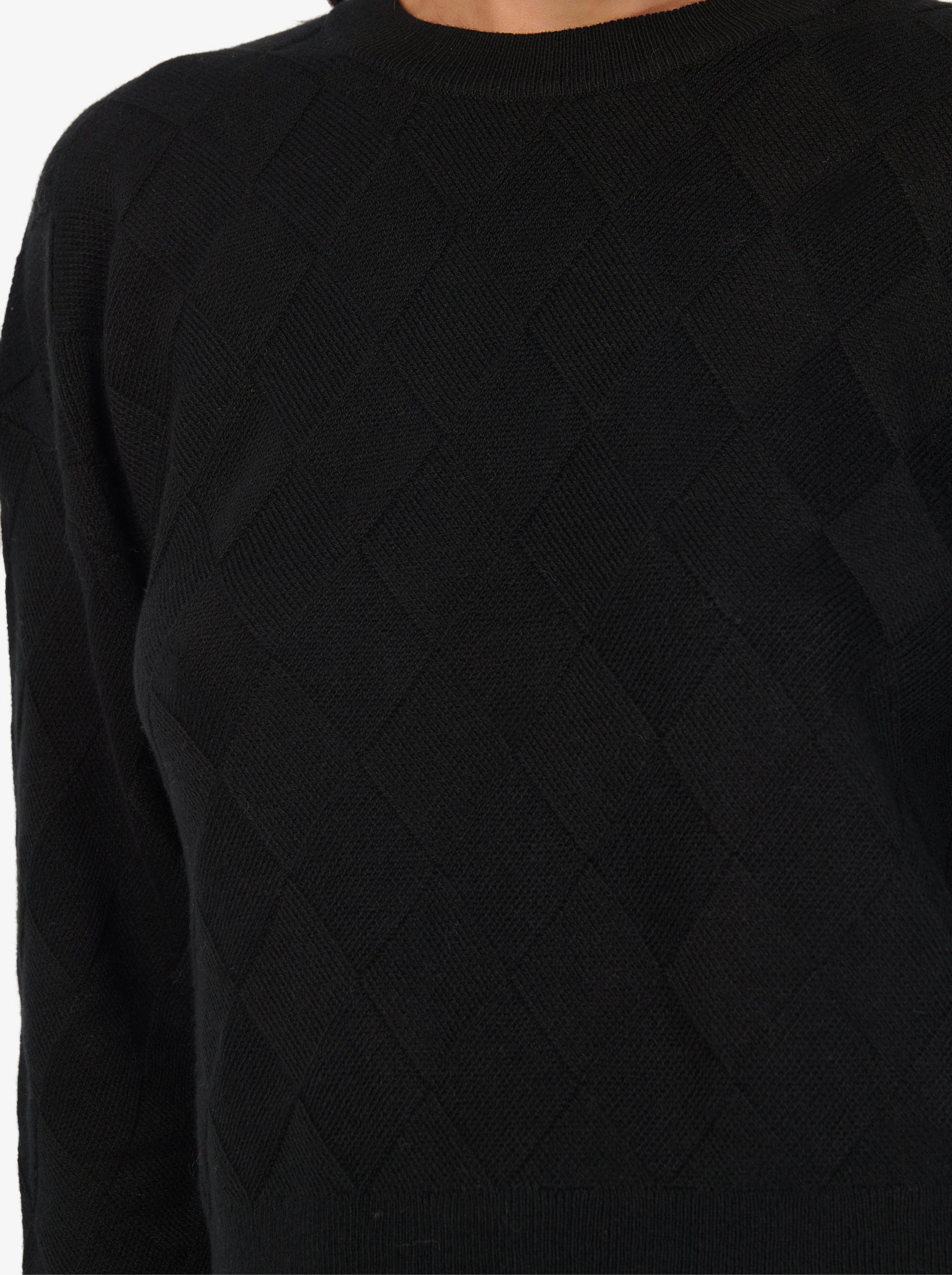 Neva Cotton Cashmere Sweater Black