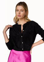 Benning Pearl Cashmere Cardigan Black