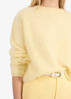 Niall Cashmere Sweater Custard