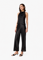 Bristol Mid Rise Lace Pant Black