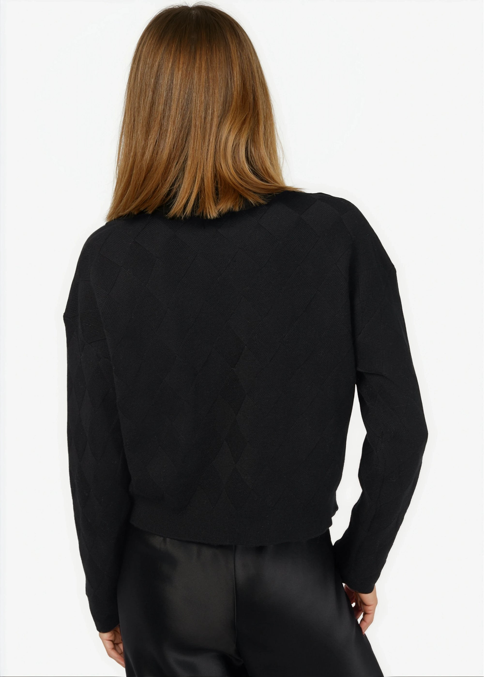 Neva Cotton Cashmere Sweater Black