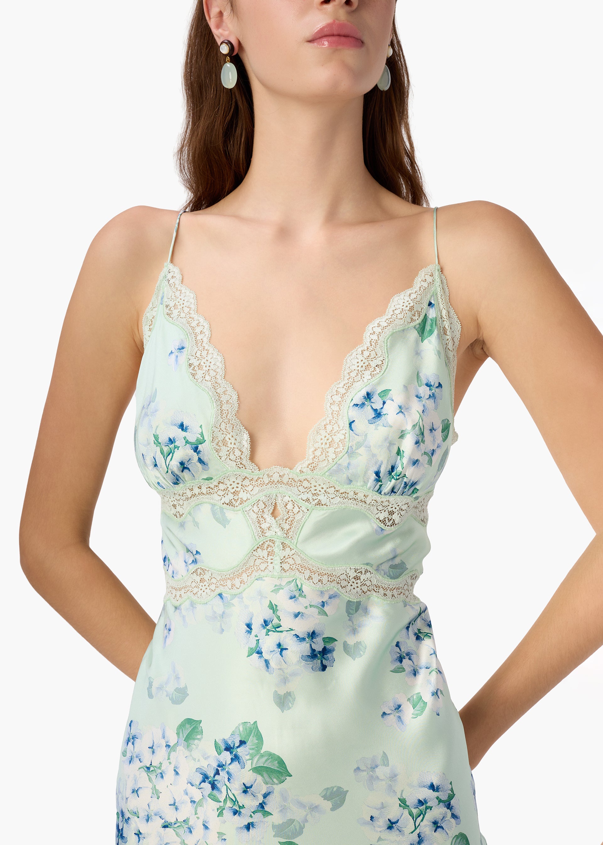 Bibiana Dress Climbing Hydrangea – CAMI NYC