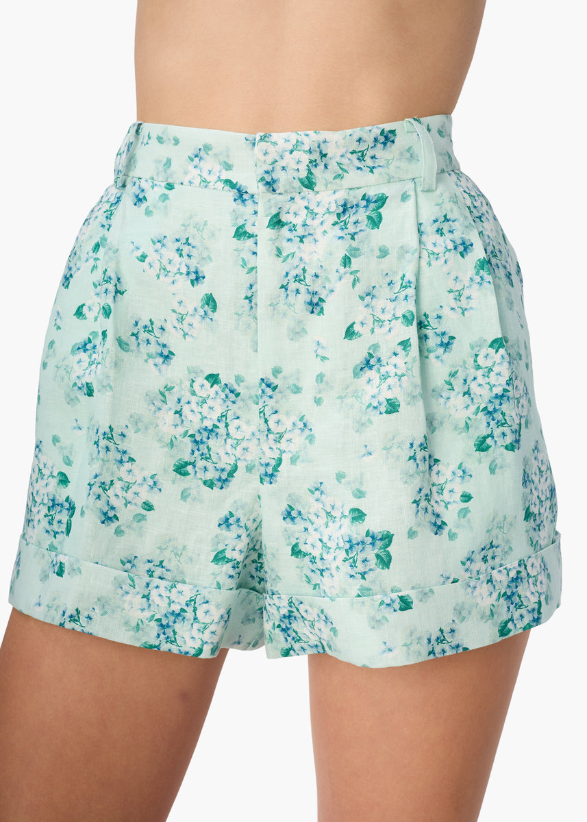 Ravi Linen Short Climbing Hydrangea – CAMI NYC