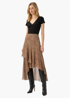 Sana Rib Knit Tee Black