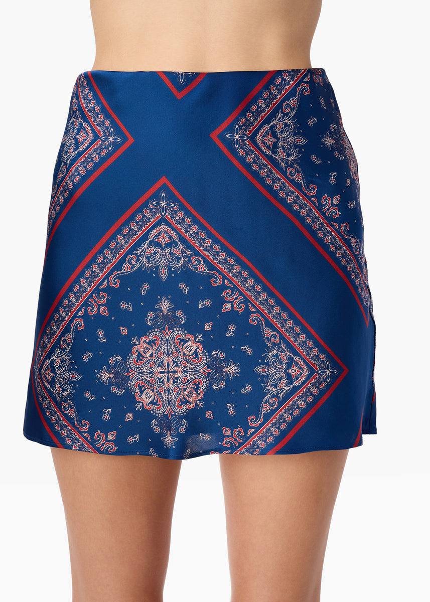 Aviva Mini Skirt Mariner's Bandana – CAMI NYC