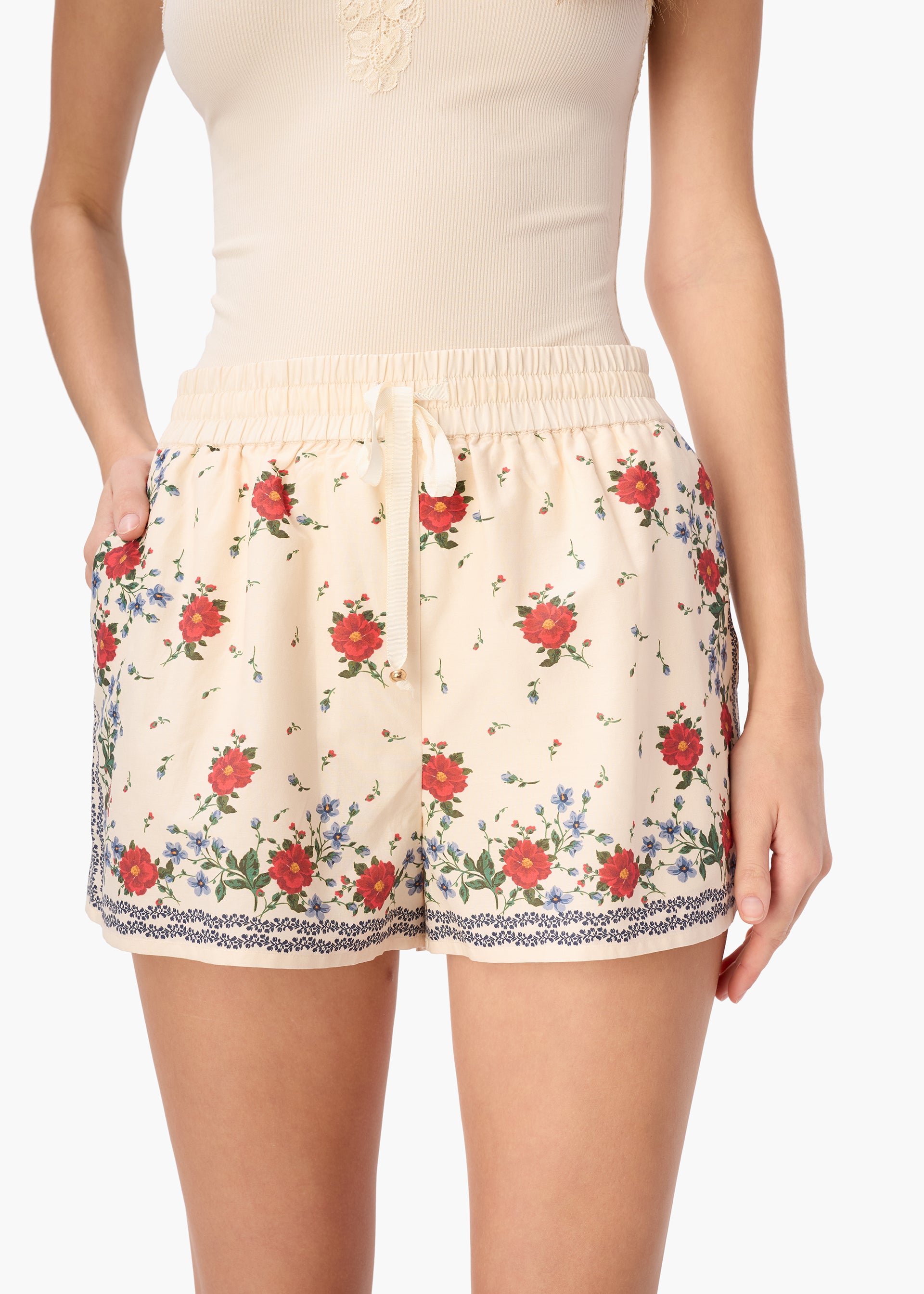 Oslo Silk Cotton Short Heirloom Bandana – CAMI NYC