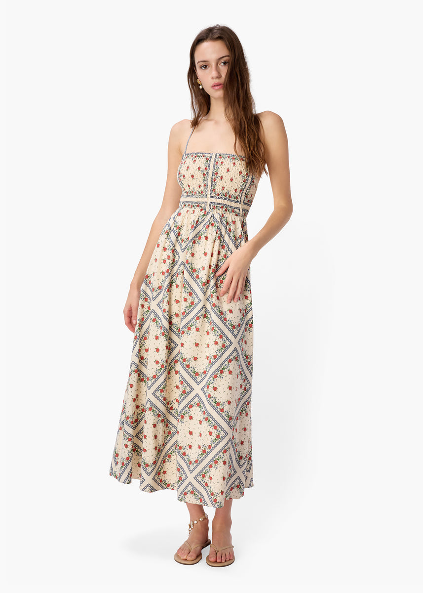 CAMI NYC Cecily Silk Cotton Dress XS / Heirloom Bandana
