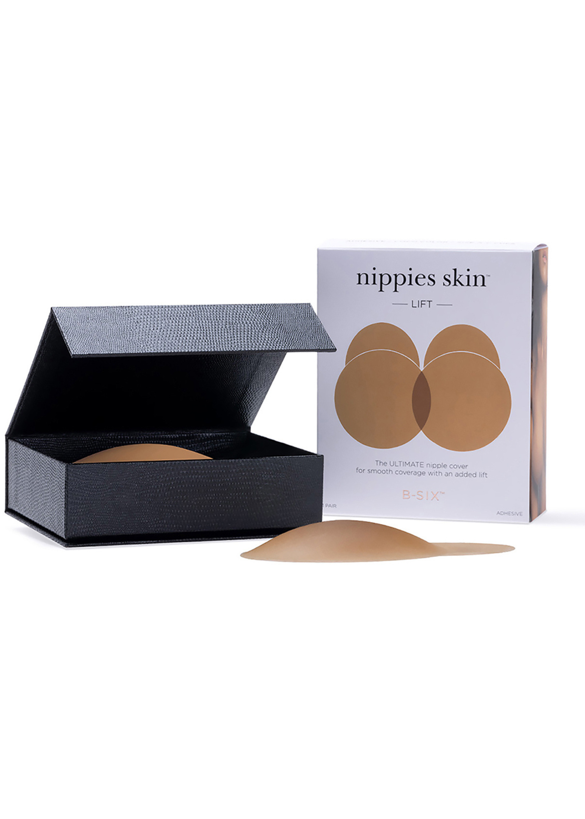 Bristols 6 Adhesive Nippies Skin Covers In Coco