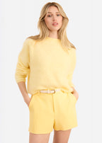 Niall Cashmere Sweater Custard