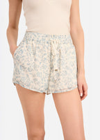 Oslo Silk Cotton Short Coastal Paisley