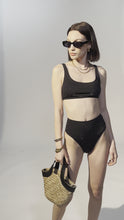 Crystal Bikini Bottom Black