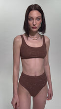 Crystal Bikini Top Coconut