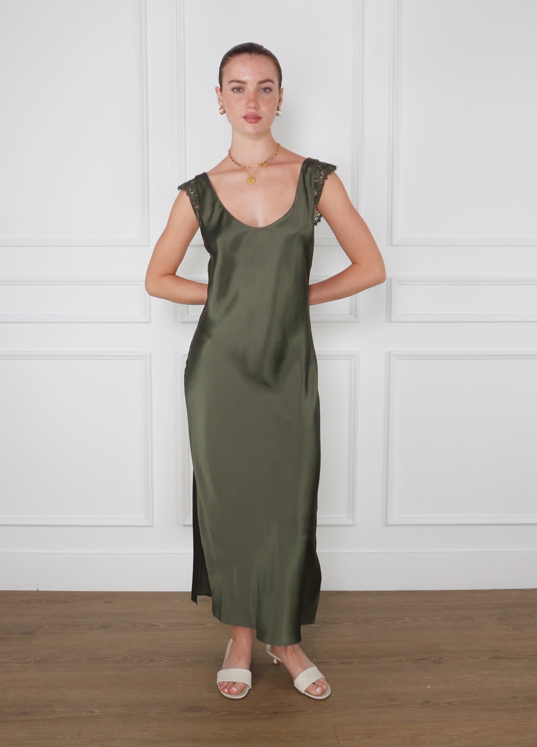 Jacquard Cami Dress – MAISON MARBLE