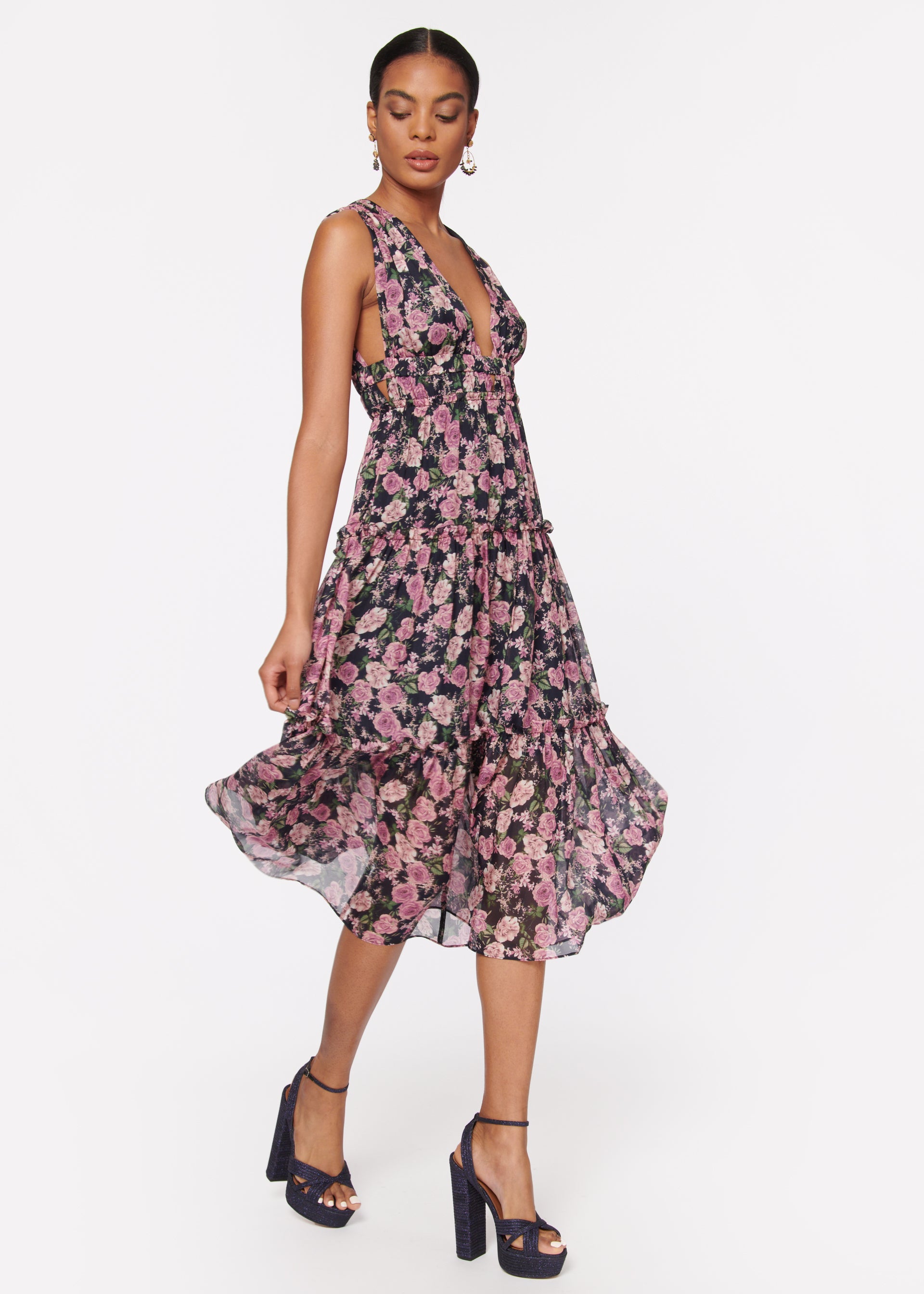 Hedy Dress Mulberry Rose