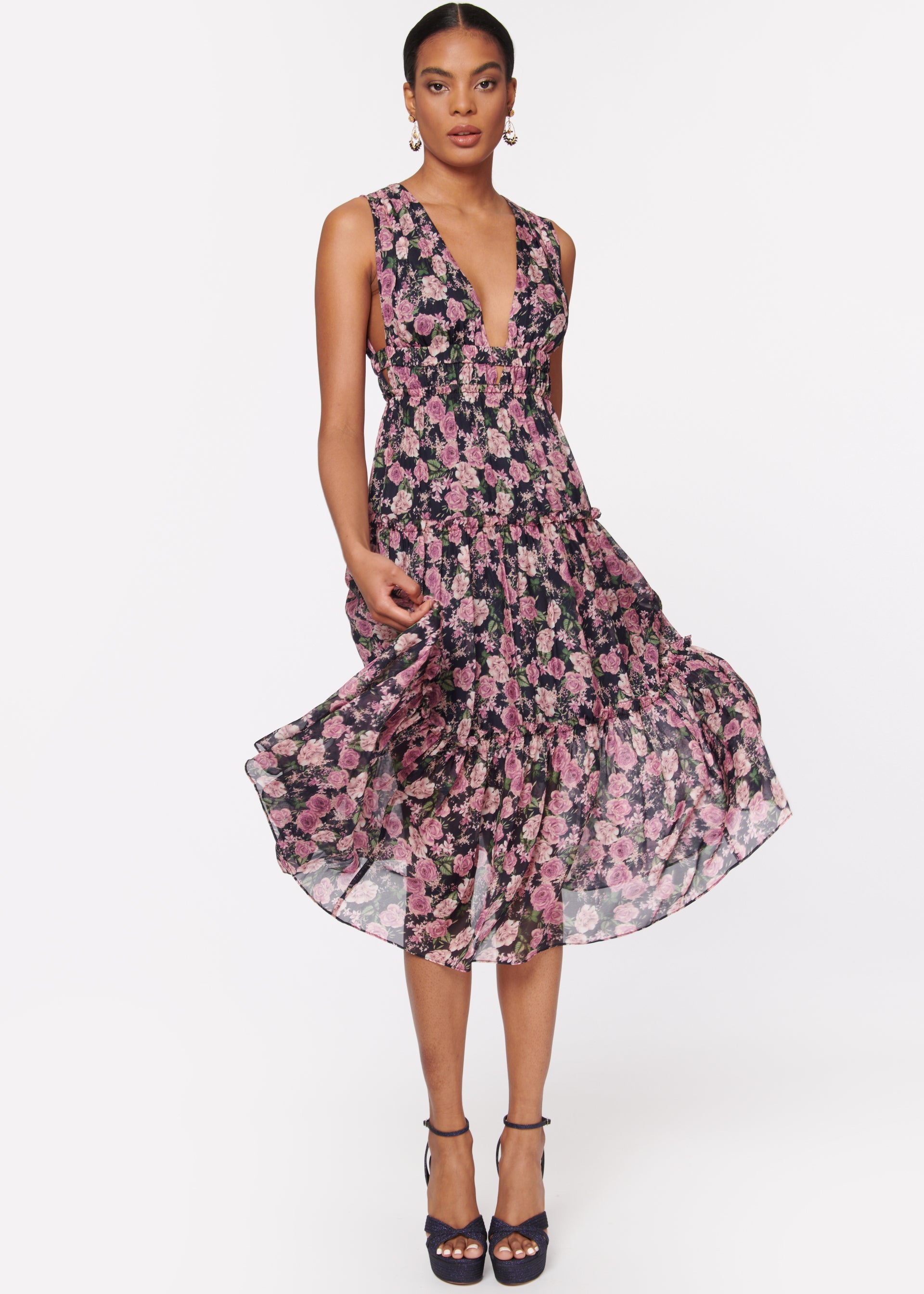 Hedy Dress Mulberry Rose