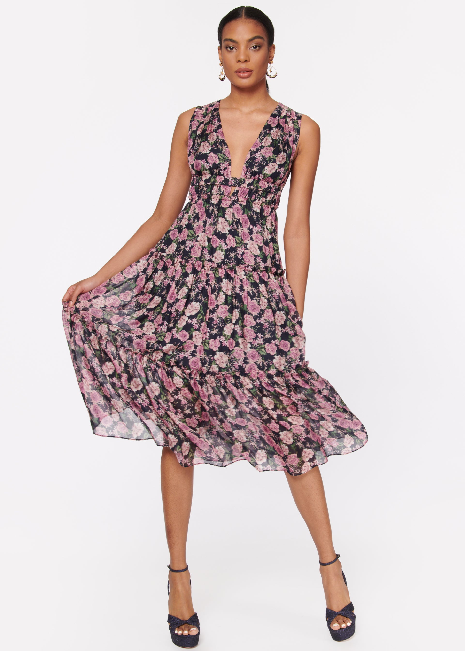 Hedy Dress Mulberry Rose