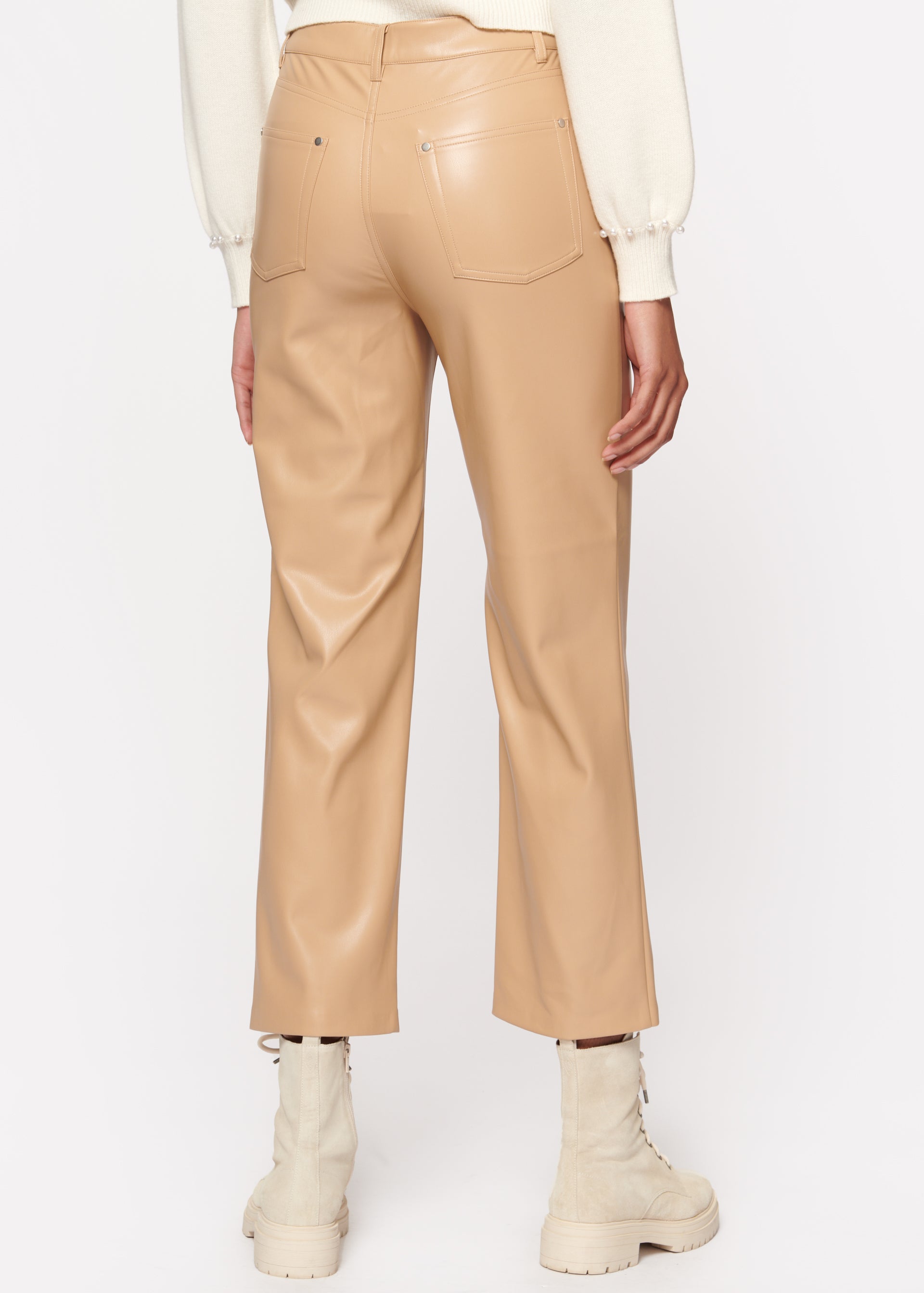 Hanie Vegan Leather Pant Soy