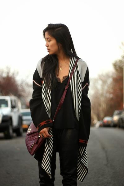 KRISTEN FROM KRISTENGLAM EMBRACES SWEATER WEATHER WITH OUR RACER CAMI