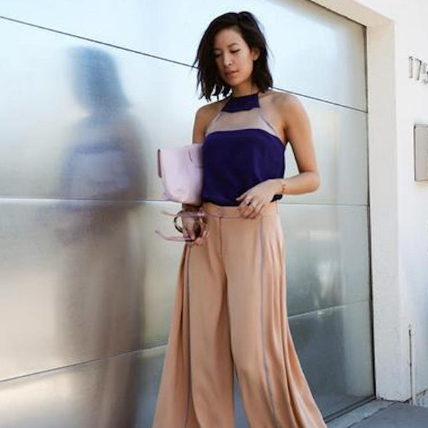 RACHEL NGUYEN FROM THATS CHIC IS SO CHIC IN HER HIGH TOP CAMI