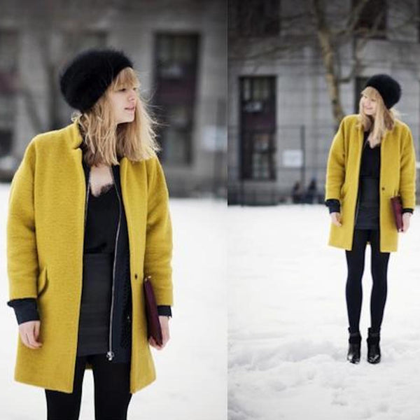 LISA DENGLER FROM JUST ANOTHER FASHION BLOG INSPIRES US WITH HER RACER BLACK CAMI IN COLD CLIMATES