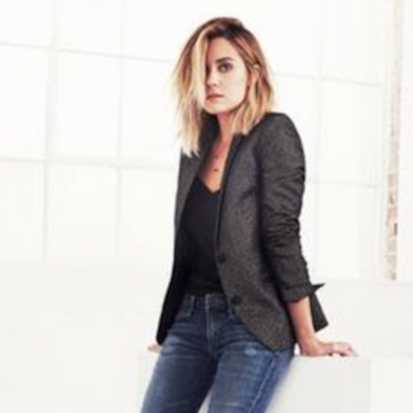 LAUREN CONRAD WEARS CAMI NYC IN HER 'COOL GIRL GUIDE TO HOLIDAY DRESSING'