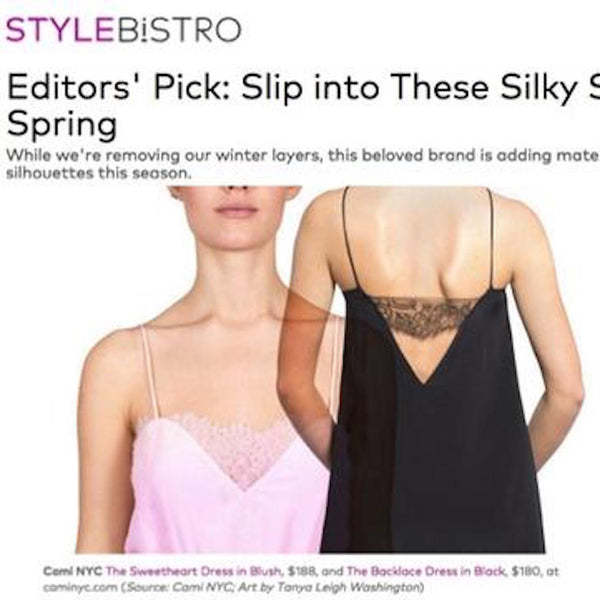 STYLE BISTRO NAMED OUR DRESSES AS THEIR EDITORS CURRENT OBSESSION