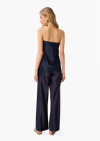 Odessa Strapless Camisole Dark Wash