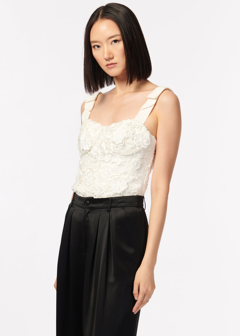 Paloma Bodysuit White
