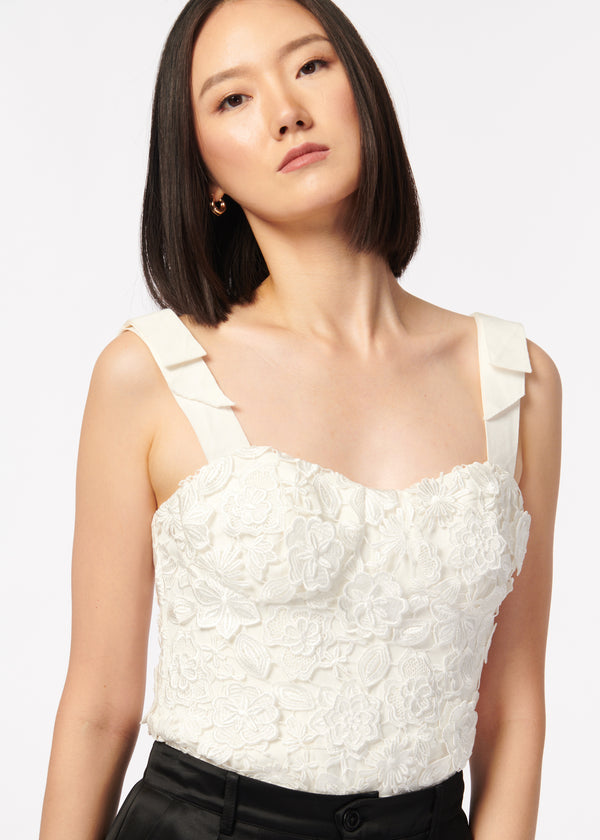 Paloma Bodysuit White