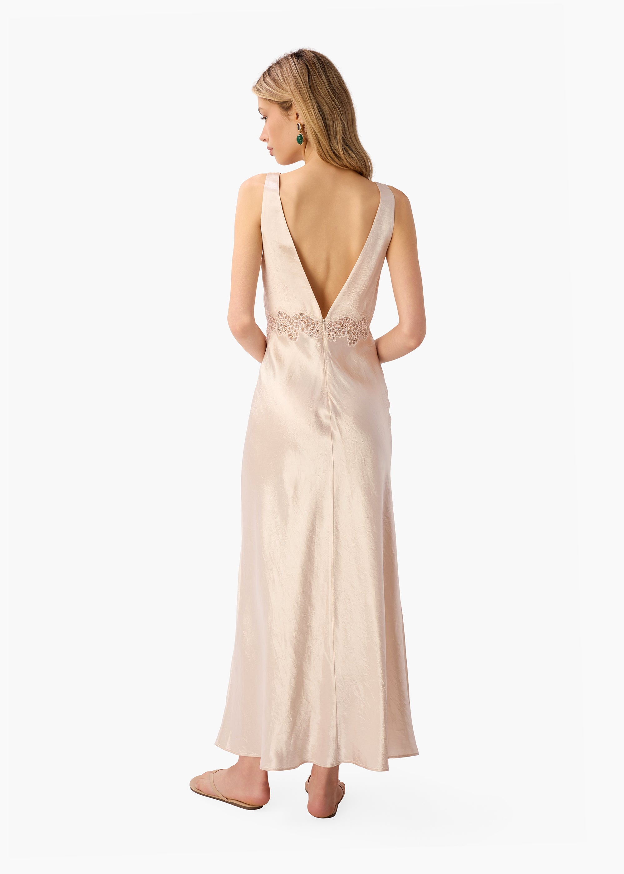 Rehka Midi Dress Oat  CAMI NYC