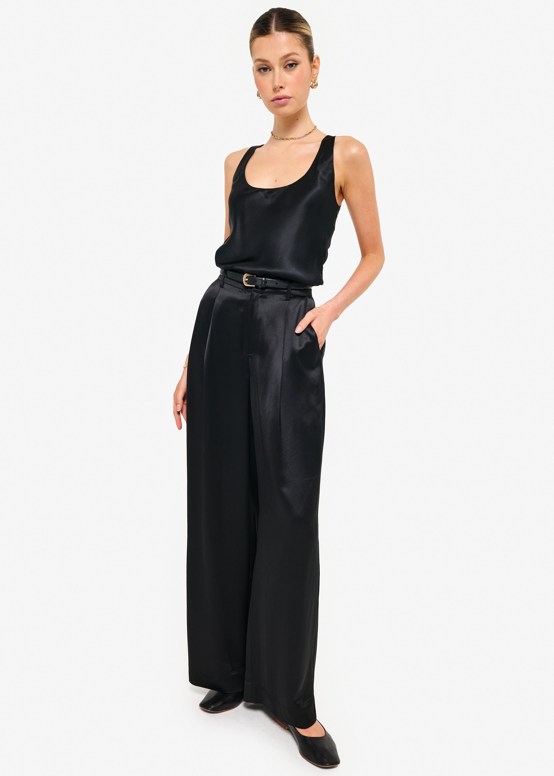 Andressa Camisole Black – CAMI NYC