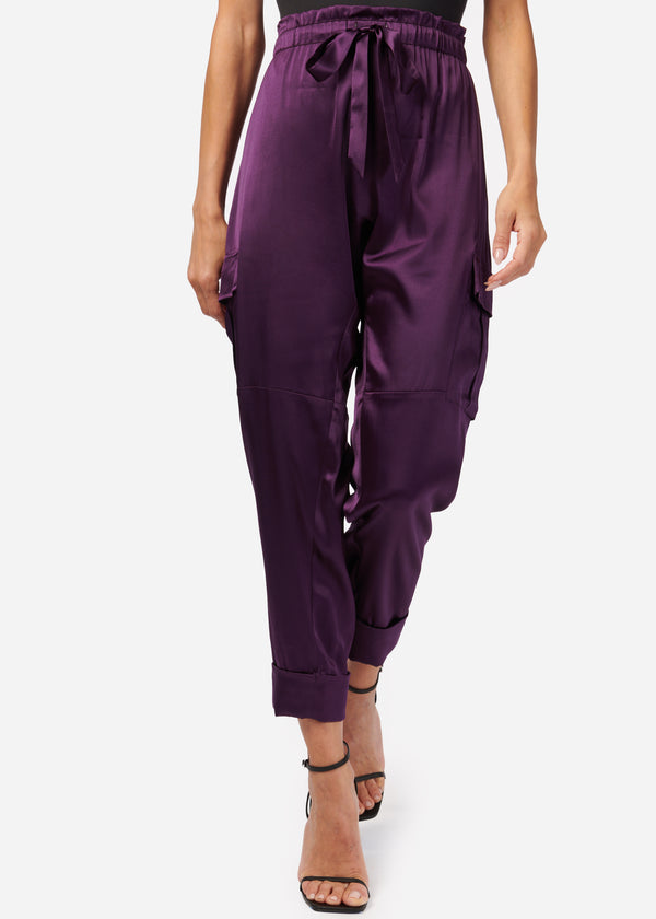 Carmen Cargo Pant Eggplant