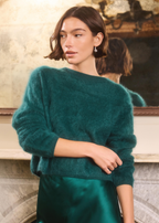 Niall Cashmere Sweater Dark Green