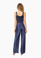 Lani Rib Knit Tank Harbor