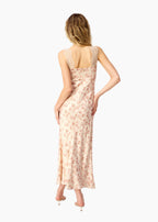 Rika Hammered Silk Dress Dutch Fields