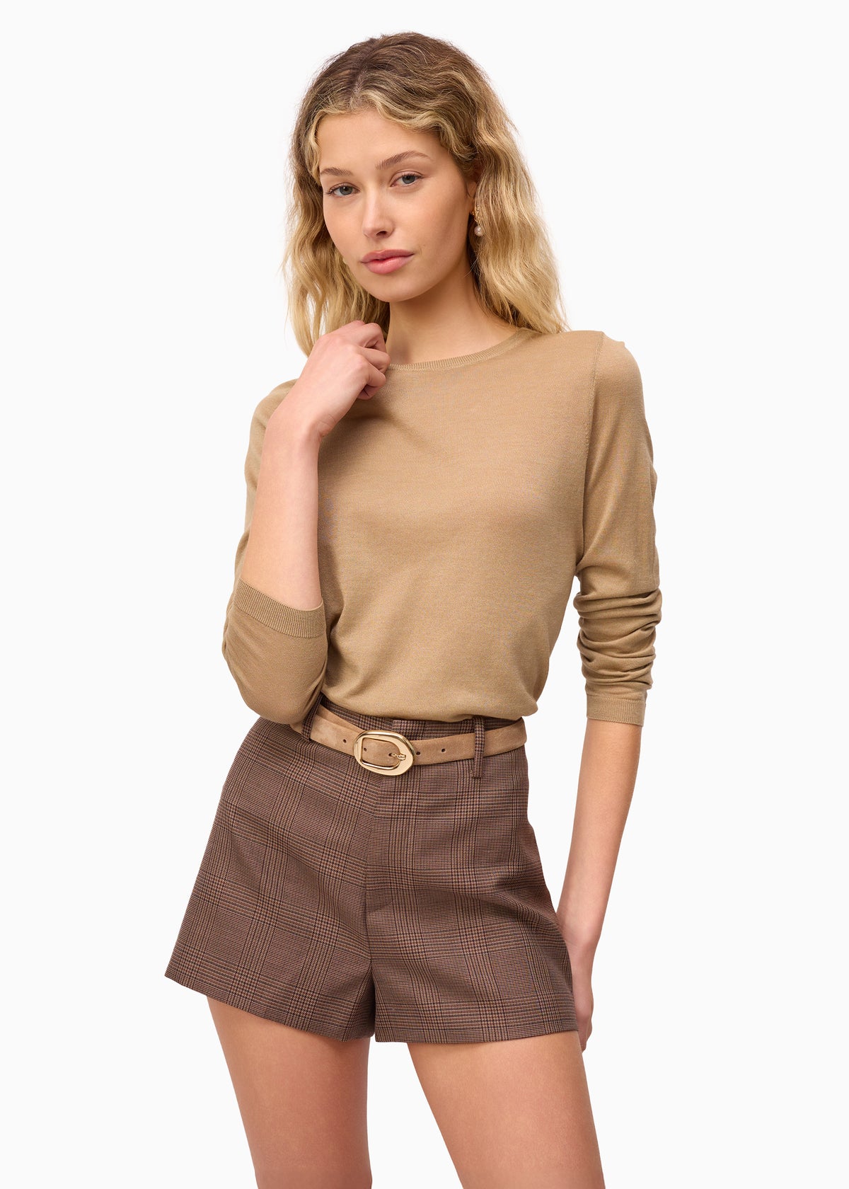 Jaime Lightweight Knit Top Miso